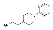 2-[1-(pyrimidin-2-yl)-piperidin-4-yl]ethylamine结构式