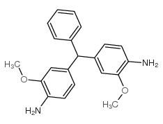 4,4'-diamino-3,3'-dimethoxytriphenylmethane Structure