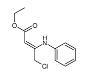 ethyl 3-anilino-4-chlorobut-2-enoate结构式