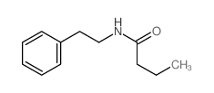 Butanamide,N-(2-phenylethyl)- Structure