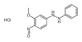 1-(3-methoxy-4-nitrosophenyl)-2-phenylhydrazine,hydrochloride结构式