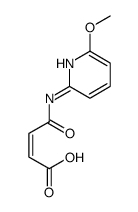 4-[(6-methoxypyridin-2-yl)amino]-4-oxobut-2-enoic acid Structure