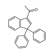 1,1-Diphenyl-3-acetyl-inden结构式