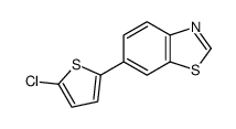 6-(5-chlorothiophen-2-yl)-1,3-benzothiazole Structure