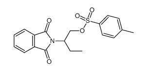 N-[1-(toluene-4-sulfonyloxymethyl)-propyl]-phthalimide结构式