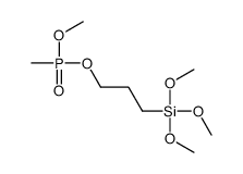 trimethoxy-[3-[methoxy(methyl)phosphoryl]oxypropyl]silane结构式