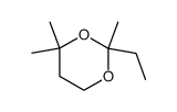 2,4,4-trimethyl-2-ethyl-1,3-dioxane Structure