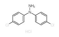 1,1-bis(4-chlorophenyl)hydrazine structure