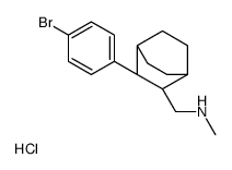 [(2R)-3-(4-bromophenyl)-2-bicyclo[2.2.2]octanyl]methyl-methylazanium,chloride Structure