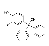 2,6-dibromo-4-[hydroxy(diphenyl)methyl]phenol Structure