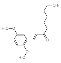 1-(2,5-dimethoxyphenyl)non-1-en-3-one Structure