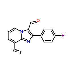 2-(4-FLUORO-PHENYL)-8-METHYL-IMIDAZO[1,2-A]-PYRIDINE-3-CARBALDEHYDE picture