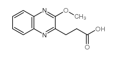 3-(3-METHOXY-QUINOXALIN-2-YL)-PROPIONIC ACID结构式