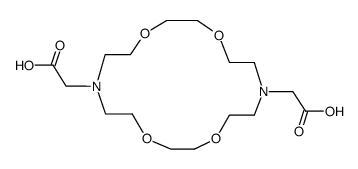 N,N'-DICARBOXYMETHYLDIAZA-18-CROWN-6 Structure