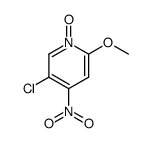 5-chloro-2-methoxy-4-nitropyridine N-oxide Structure