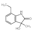 2H-Indol-2-one,7-ethyl-1,3-dihydro-3-hydroxy-3-methyl- structure