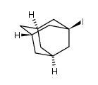 Tricyclo[3.3.1.13,7]decane,1-iodo- Structure