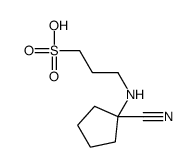 3-[(1-cyanocyclopentyl)amino]propane-1-sulfonic acid Structure