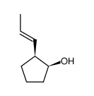 (1S,2S)-2-((E)-prop-1-en-1-yl)cyclopentan-1-ol Structure