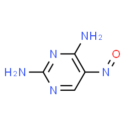 2,4-Pyrimidinediamine, 5-nitroso- (9CI)结构式