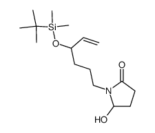 5-hydroxy-N-{4-[(tert-butyldimethylsilyl)oxy]-hex-5-enyl}-pyrrolidin-2-one Structure