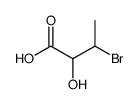 3-bromo-2-hydroxy-butyric acid Structure