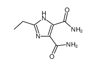 2-ethyl-1H-imidazole-4,5-dicarboxylic acid diamide结构式