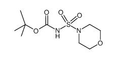 Boc-morpholine-4-sulfonic acid amide Structure