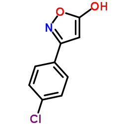 3-(4-Chlorophenyl)-5-hydroxyisoxazole Structure