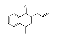 2-allyl-4-methyl-3,4-dihydro-2H-naphthalen-1-one结构式