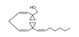 (1-{(1Z,4Z)-5-[((Z)-1-Hept-1-enyl)-cyclopropyl]-penta-1,4-dienyl}-cyclopropyl)-methanol Structure