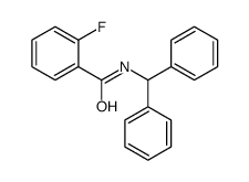 N-benzhydryl-2-fluorobenzamide结构式