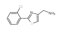 C-[2-(2-CHLORO-PHENYL)-THIAZOL-4-YL]-METHYLAMINE structure