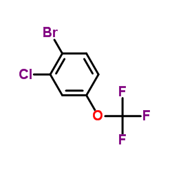 3-氯-4-溴三氟甲氧基苯结构式