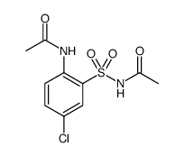 Acetanilide, 2'-(acetylsulfamoyl)-4'-chloro结构式