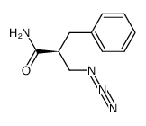 (S)-β-azido-α-benzylpropanamide Structure