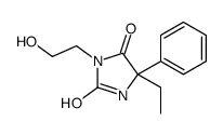 5-ethyl-3-(2-hydroxyethyl)-5-phenylimidazolidine-2,4-dione Structure