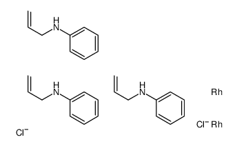 N-prop-2-enylaniline,rhodium,dichloride结构式