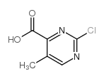 2-Chloro-5-methylpyrimidine-4-carboxylic acid structure