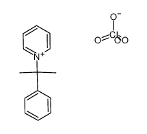 1-(1-methyl-1-phenylethyl)pyridinium perchlorate Structure