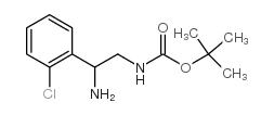 [2-氨基-2-(2-氯-苯基)-乙基]-氨基甲酸叔丁酯盐酸盐结构式