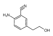 2-amino-5-(2-hydroxyethyl)benzonitrile Structure