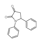 2,3-Pyrrolidinedione,1,5-diphenyl-结构式