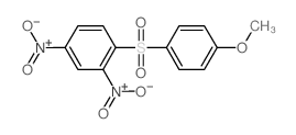 Benzene,1-[(4-methoxyphenyl)sulfonyl]-2,4-dinitro- picture