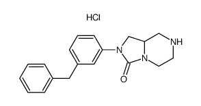 2-(3-benzylphenyl)hexahydroimidazo[1,5-a]pyrazin-3(2H)-one hydrochloride picture