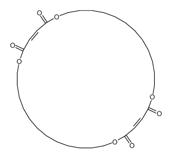 1,6,19,24-tetraoxacyclohexatriaconta-3,21-diene-2,5,20,23-tetrone Structure