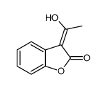 3-(1-hydroxyethylidene)-1-benzofuran-2-one结构式