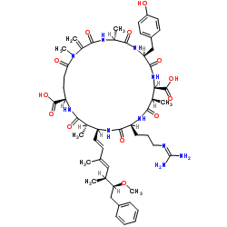 微囊藻毒素YR结构式