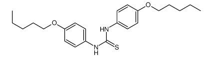 1,3-bis(4-pentoxyphenyl)thiourea结构式