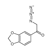 2-Azido-1-(1,3-benzodioxol-5-yl)ethanone Structure